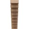 Ekena Millwork 4"W x 16"D x 16"H Thin Landon Rough Cedar Woodgrain TimberThane Corbel, Primed Tan CORUR04X16X16LANRCPR - alternate 3